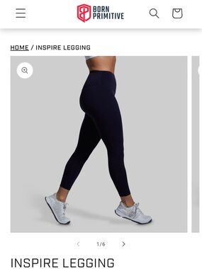 Born Primitive Inspire Legging - Deep Black small